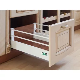 Fds-df d fehér 400mm duplafalu fiókoldal, 40kg