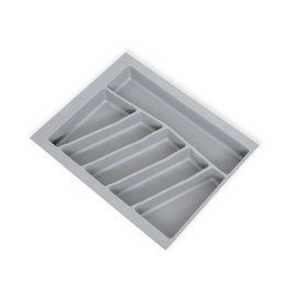 32/76 R45 490*390 mm evőeszköztartó szürke műanyag