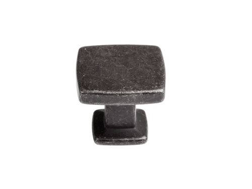 WPO780.000.00T2 Antik Fekete gomb, 28x28x24 MM fém fogantyú