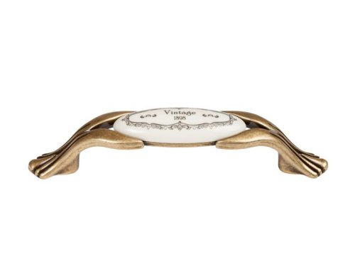 M95.01.Q3.D1G Ant.Fir."Vintag 096 fém-porcelán fogantyú