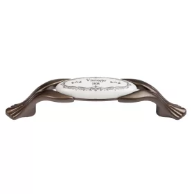   M95.00.Q3.G7G Barna-"Vintage" 096 fém-porcelán fogantyú