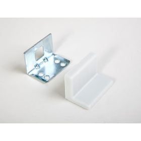 145.0099.01 függesztő 56x34x37mm Fehér fém-műanyag