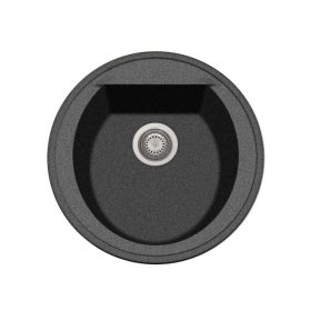 GRAWA PT2-5110N ÁTM: 510mm Mosogató Fekete gránit