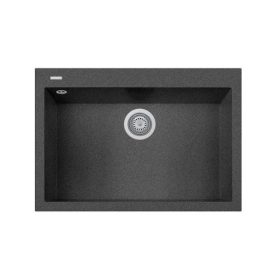 GRAWA PT5-7610N 760x500mm Mosogató Fekete gránit