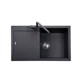 GRAWA PT1-7810N 780x510mm Mosogató Fekete gránit