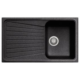 GRAWA PT3-8610N 860x500mm Mosogató Fekete gránit