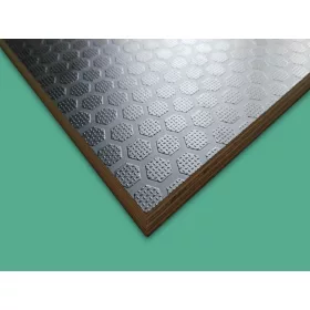   24mm csúszásmentesített hexa 1250*2500 Rétegeltlemez, barna/natur hatszögletű m