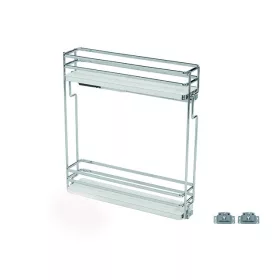   ELQGM202DX jobbos oldallapra szerelhető 157×531×475mm Króm-Fehér