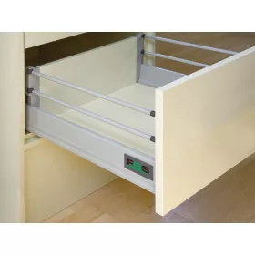   FDS-DF PO-S D push open szürke 550mm duplafalu fiókoldal, 40kg