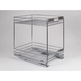   24271.400 2R polc 345x510x475 fenéklapra szerelhető króm fémrács