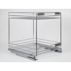   24271.500 2R polc 445x510x475 fenéklapra szerelhető króm fémrács