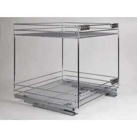   24271.600 2R polc 545x510x475 fenéklapra szerelhető króm fémrács