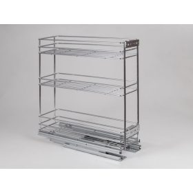   24272.200 3R polc145x510x475 fenéklapra szerelhető króm fémrács