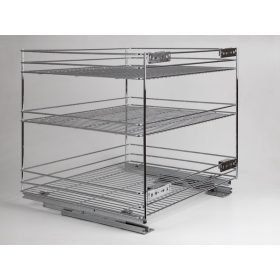   24273.600 3R polc 545x510x475mm fenéklapra szerelhető króm fémrács