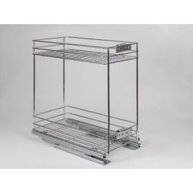   24270.300 2R polc 245x510x475mm fenéklapra szerelhető króm fémrács