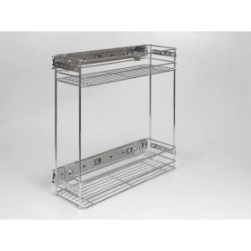   24250.202 oldallapra szerelhető 160x490x470mm króm fémrács