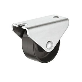   661.23.702 Ágynemütartó görgő puha gumis 34mm magas, 30mmkerék átmérő,20kg teherb