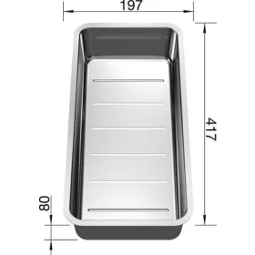 BL rozsdamentes tál ANDANO 