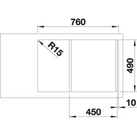 BL AXIA III 45 S antracit fa tart. excenterrel