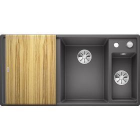 BL AXIA III 6 S jobb palaszürke excenterrel, fa tart.