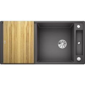   BL AXIA III XL 6 S palaszürke fa tart. excenterrel, fa tart.