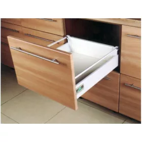 Fds-df b fehér 300mm duplafalu fiókoldal, 40kg