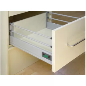 Fds-df d szürke 300mm duplafalu fiókoldal, 40kg