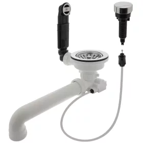   Utólag felszerelhető dugókiemelő szűrőkosaras lefolyóhoz