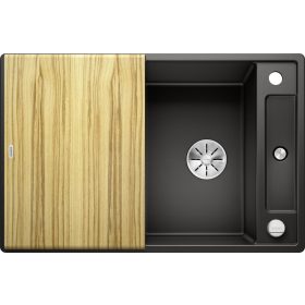 BL AXIA III 45 S fekete fa tart. SILGRANIT mosogató