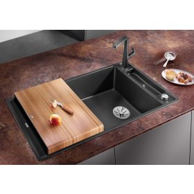 BL AXIA III XL 6 S fekete fa tart. SILGRANIT mosogató