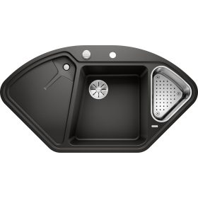 BL DELTA II fekete tart. SILGRANIT mosogató