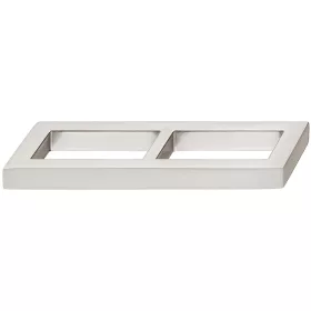   110.34.674 nikkelezett, csiszolt fogantyú 96   furattávolság