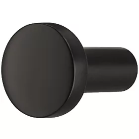 110.35.371 fekete, lakkozott, matt fogantyú gomb