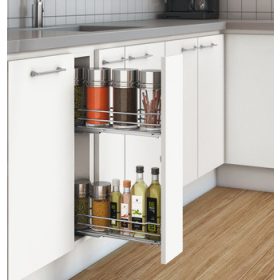   549.37.700 150mm korpuszhoz fémrács 2 polc, kr-fehér, csillapítós, teh:12kg