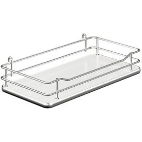 549.09.753 függeszthető kosár króm-fehér 233x466x90mm