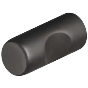   112.02.104 henger alakú matt fekete  A: 12 mm, átm. B: 25 mm,  fogantyú