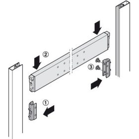   806.33.571 keretösszekötő szürke Dresscode egyoldalon perforált