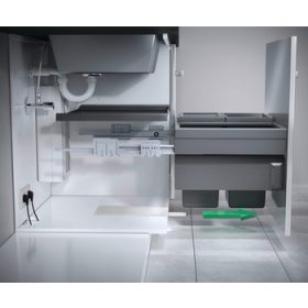   502.15.117 elektromos fióknyitó Hailo 3697-20 érzékelővel lábazat alatt