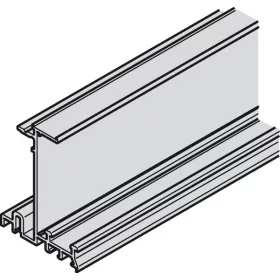   402.35.635 Felső sín Slido F-Line43 70A 3,5fm, díszléchez előkészítésre