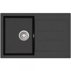   Evido CUBO 45S antracit 1mély+csepegtető mosogató 1000x500/200mm forgatható