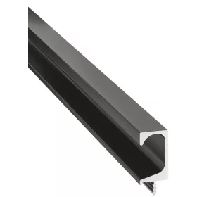 155.01.633 fogantyúprofil C 2500mm fekete RAL 9017