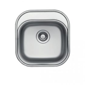   1mély fém mosogató szifonnal KM-110 GA 465.488 csaplyuk nélkül/Belevágós