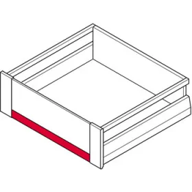   513.70.131 panelprofil barna 600mm belső fiókhoz 92v. 115mm Matrix BoxP