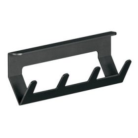 522.99.345 polc kampókkal fekete 120 x 39 x 54