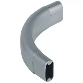   Függesztett oválcsőhöz 90° könyök OVA 30 x 15 mm króm,