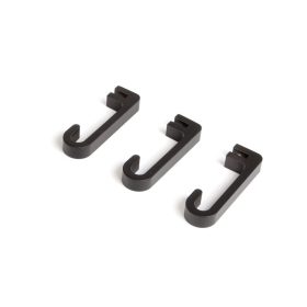 3 DB AKASZTÓ 10x68x20MM "HORIZON" FEKETE