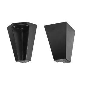 8281 78x78mm H=120mm FEKETE MŰANYAG DESIGN LÁB