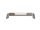 M89-128 141x20x30  fogantyú antik nikkel-fényes fehér fém-porcelán