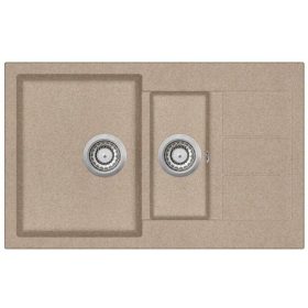 EVIDO Cubo 6S compact avena COMPACT GRÁNIT mosogató