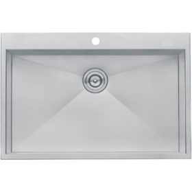   1 mély szálhúzott inox mosogató 790*500 MEX790.500 szűrőkosaras lefolyógarn